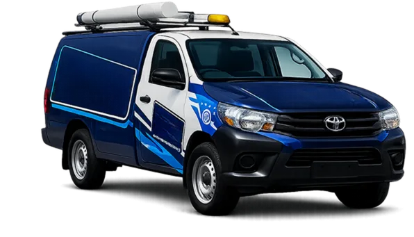 Service van parked on a Balmain East street