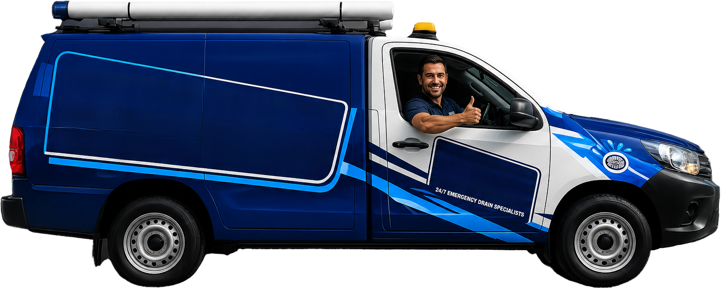 Balmain East Blocked Drains service van