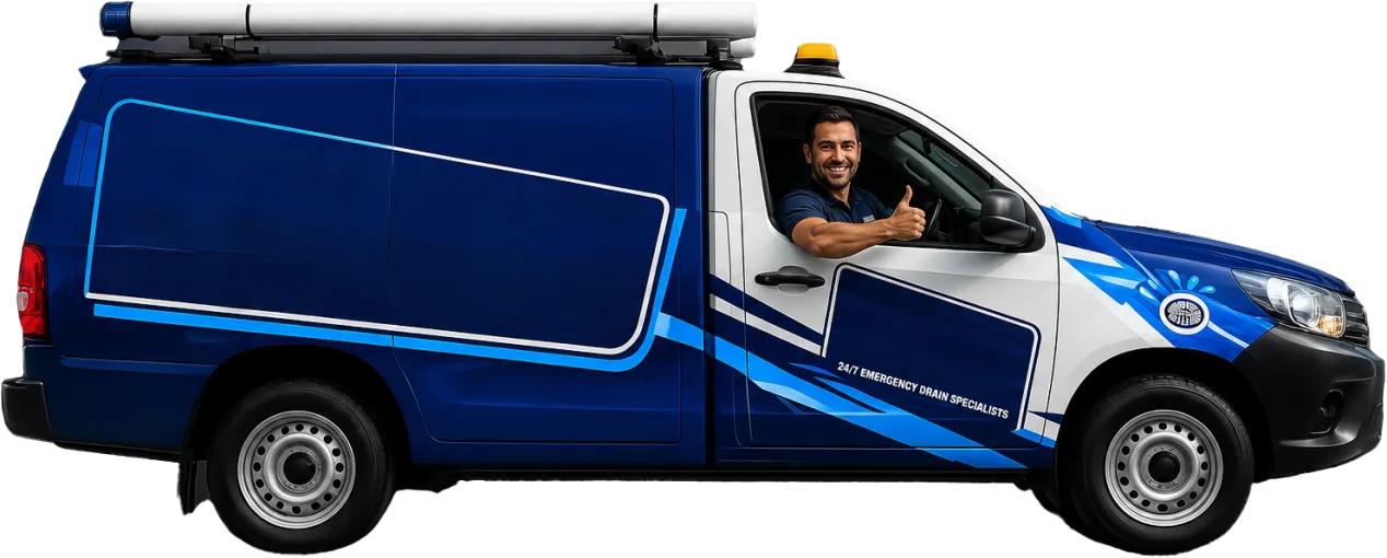 Service van parked on a Balmain East street