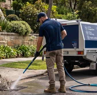 Treating a smelly drain at a Balmain East home